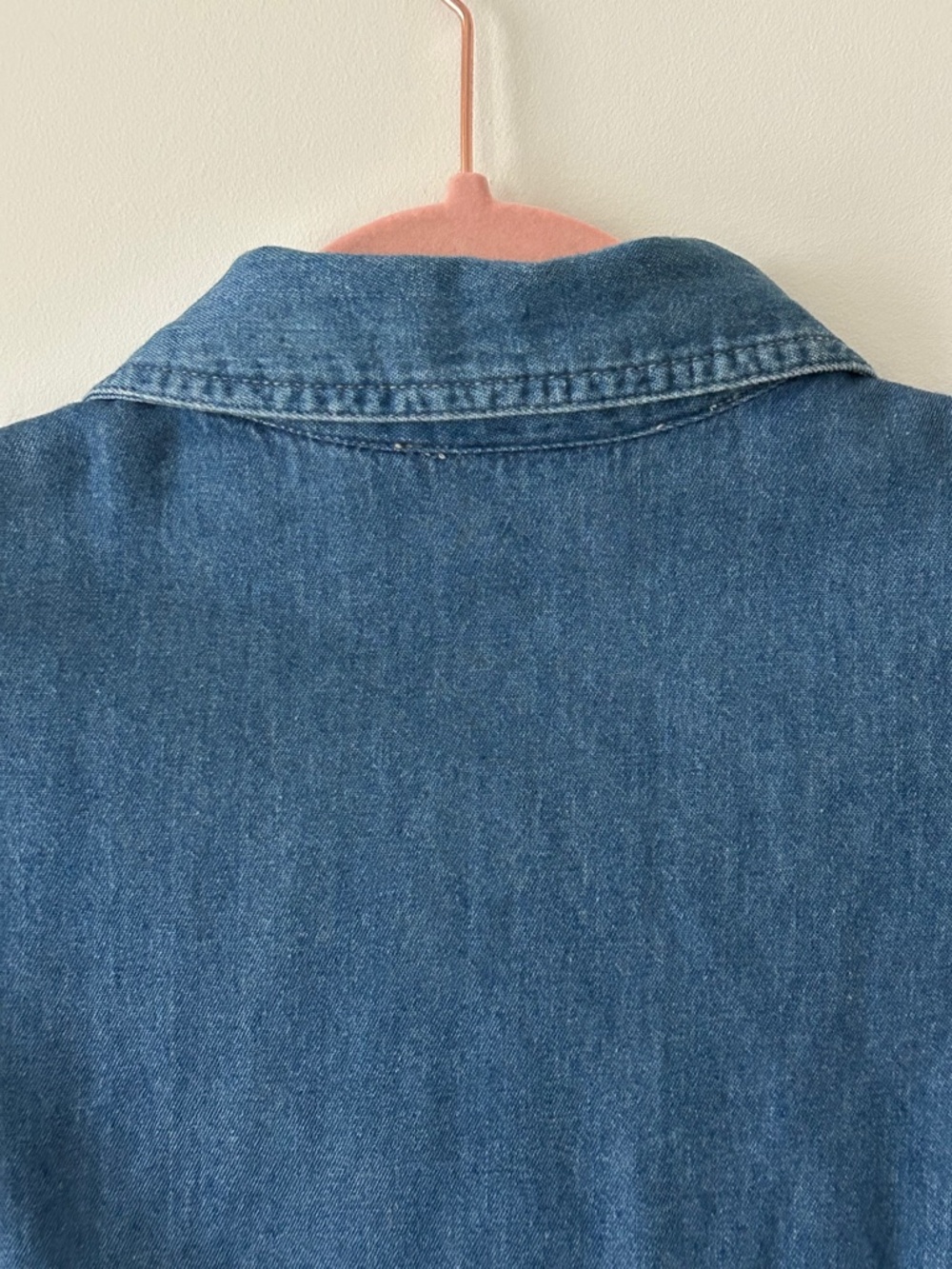 Cherokee 100% Cotton Denim Button Up Maxi Dress - Picture 8 of 13